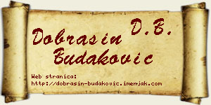 Dobrašin Budaković vizit kartica